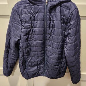 Swiss Cross Men's Winter Jacket in Blue Size Medium
